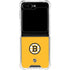 NHL Boston Bruins Solid Background Galaxy Z Flip6 Clear Case
